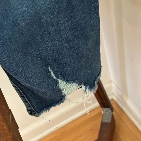 Liverpool Los Angeles Women’s Blue Denim Stretchy Crop Jeans Size 10 (30W) - Picture 6 of 9